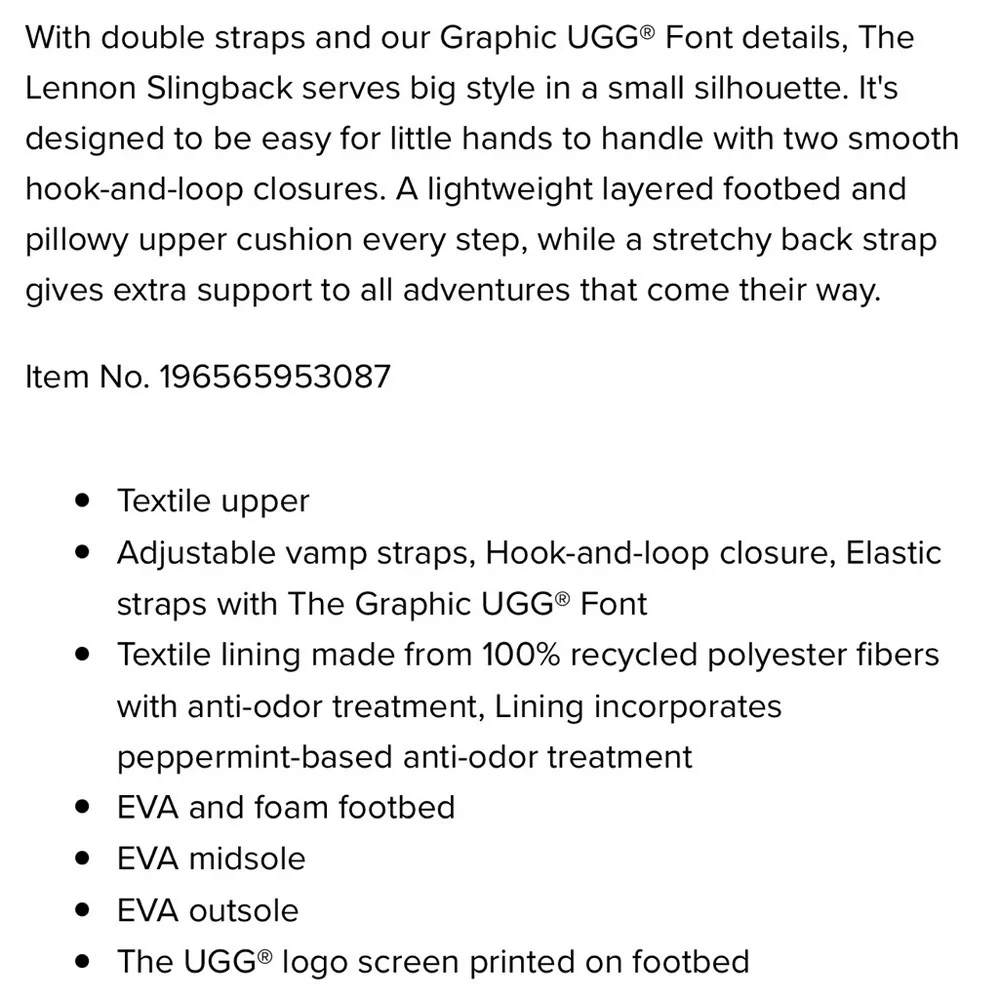 UGG Pink K Lennon Slingback - Picture 3 of 7